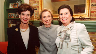 margo with hillary clinton